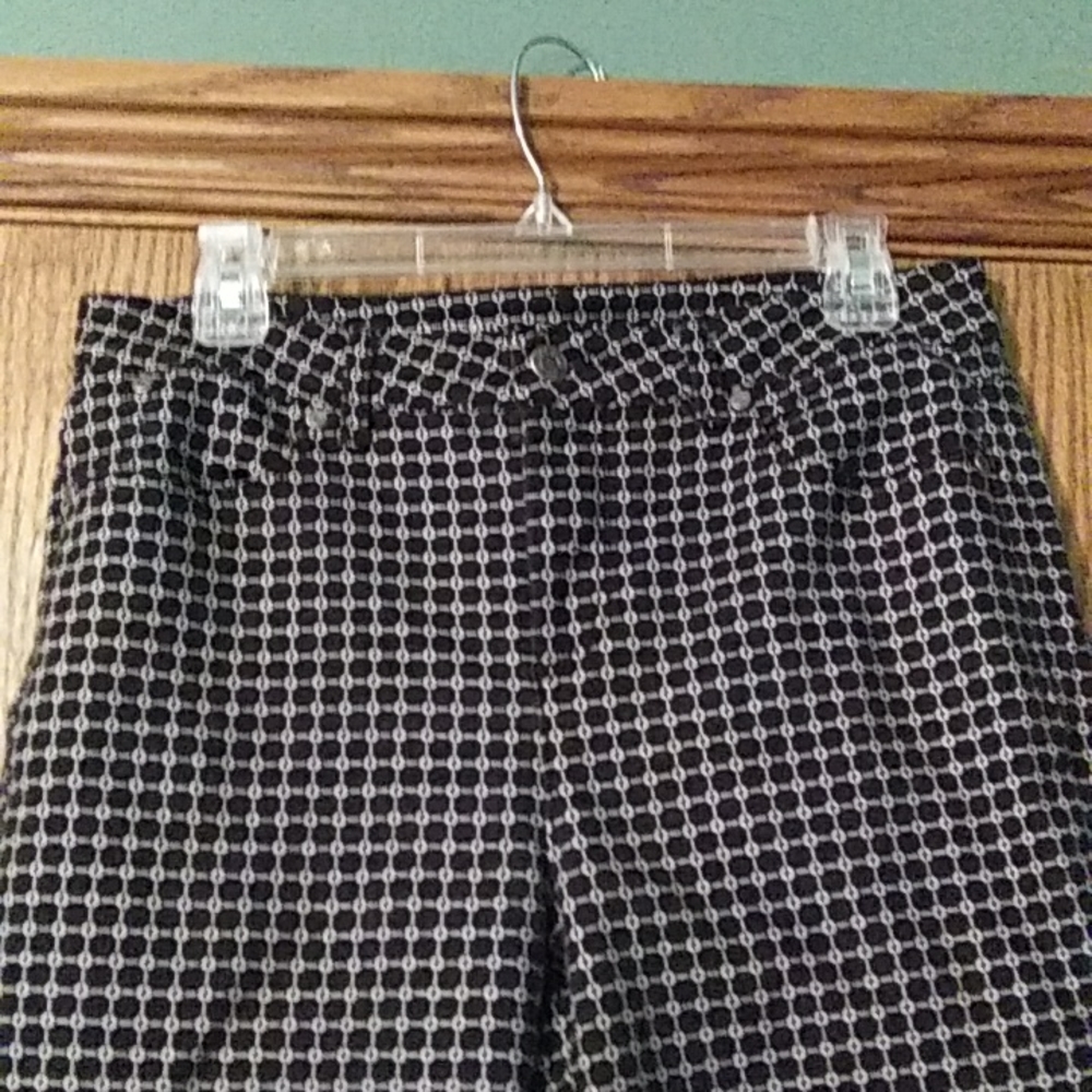 Women's Talbots Patterned Five Pocket Stretch Dre… - image 3